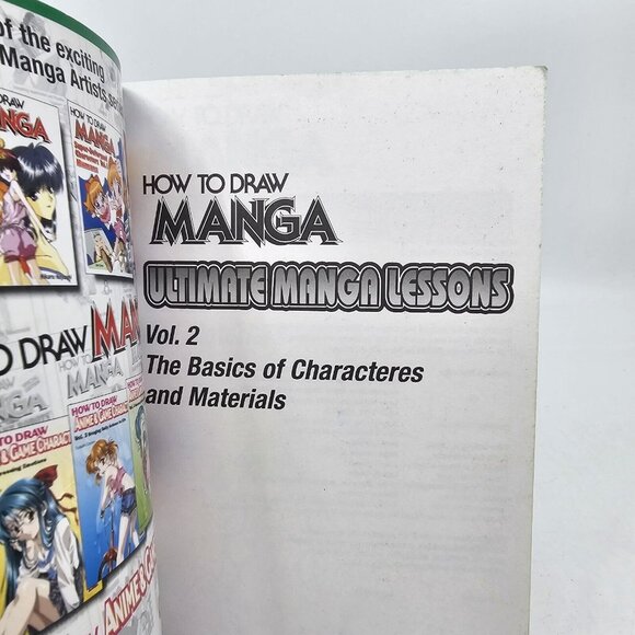 How to Draw Manga Ultimate Manga Lessons Book Vol 2 Paperback Hikaru Hayashi VTG - Picture 4 of 9